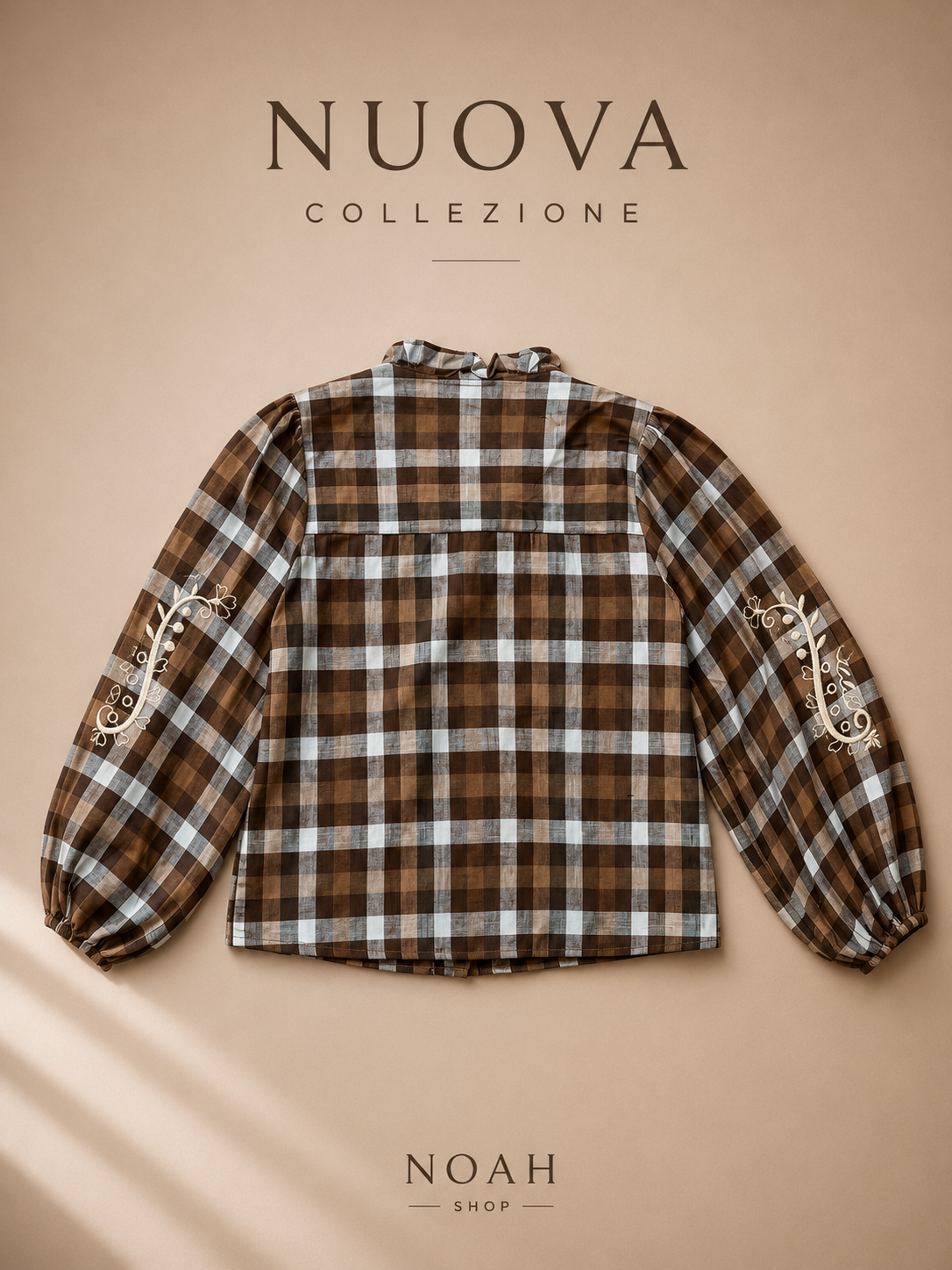 Camicia a quadri Boho Chic