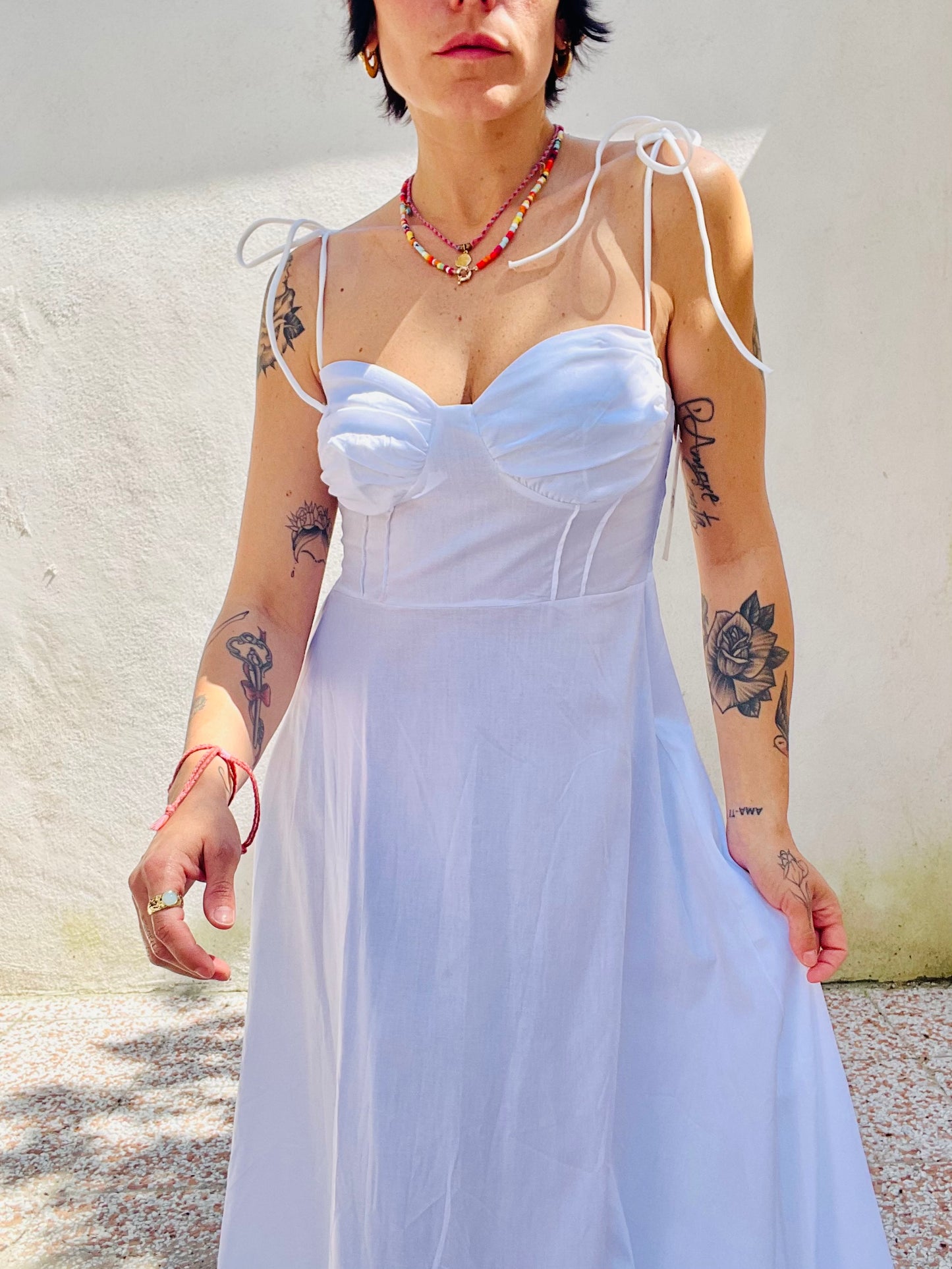 Abito Romantico bianco