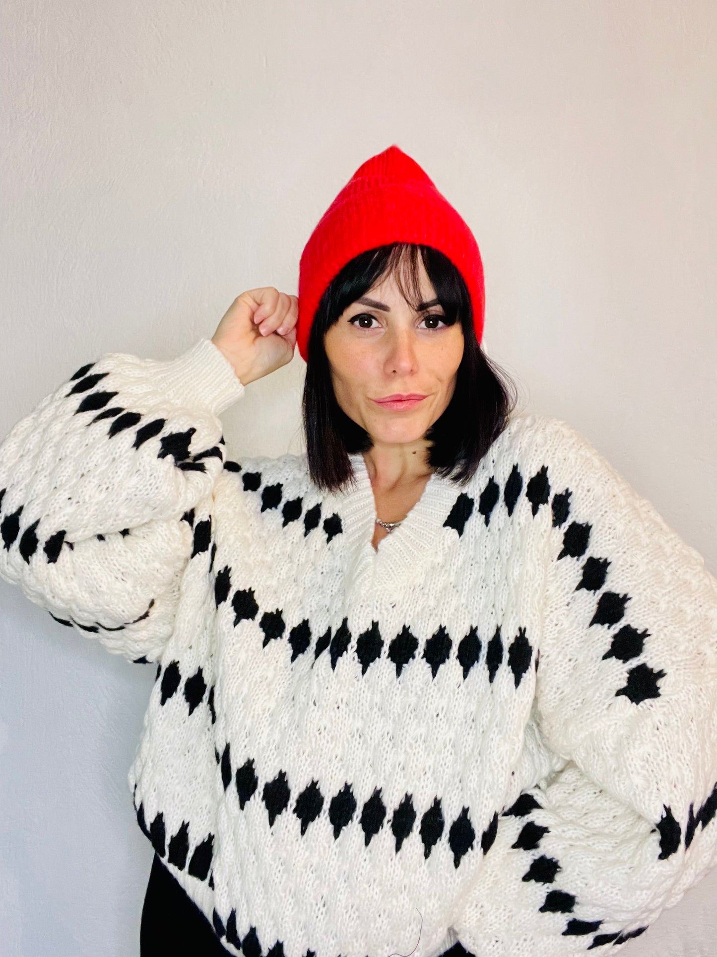 Cappello Wool Rosso