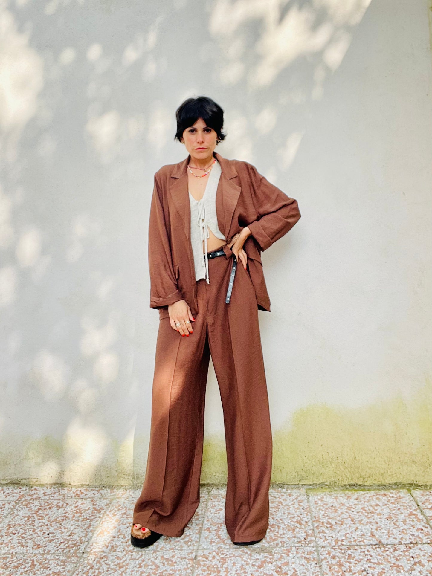Tailleur Nadine Marrone