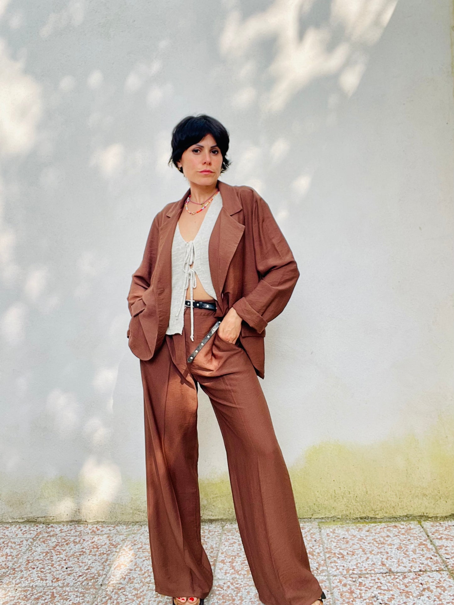 Tailleur Nadine Marrone