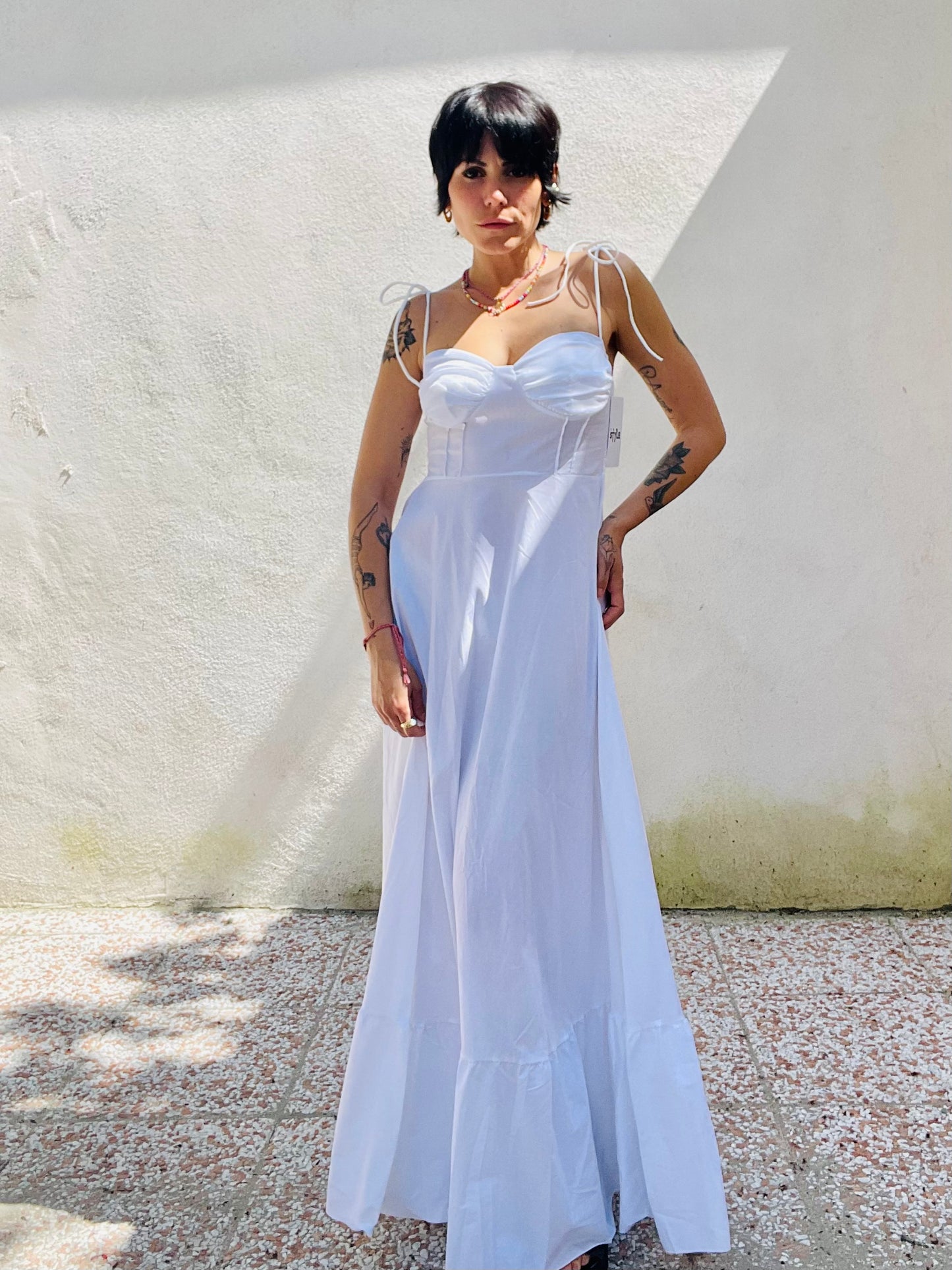 Abito Romantico bianco