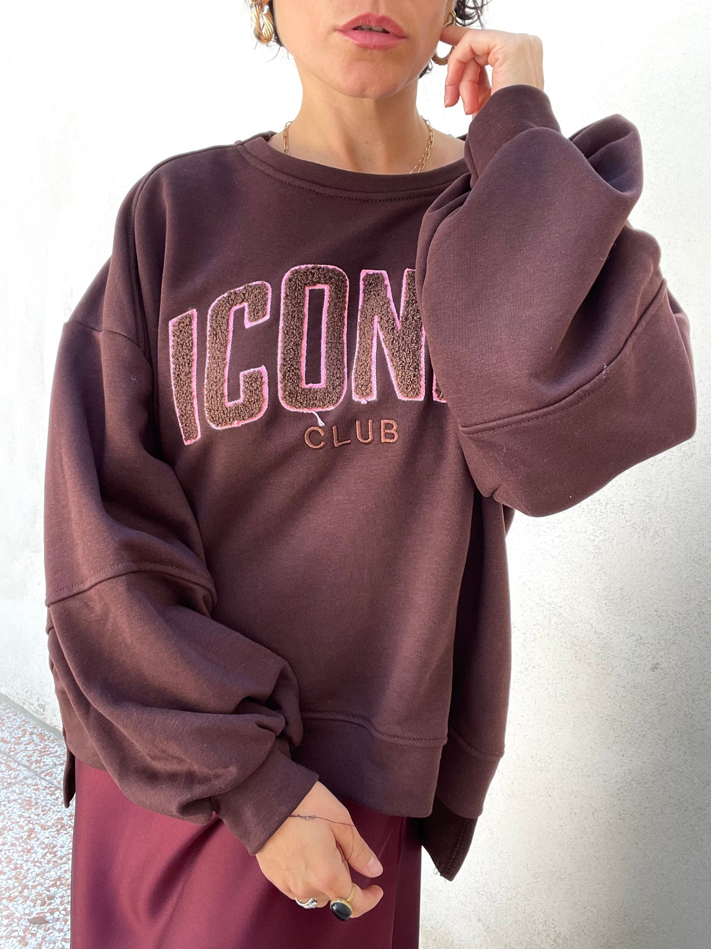 Felpa Iconic Rosa
