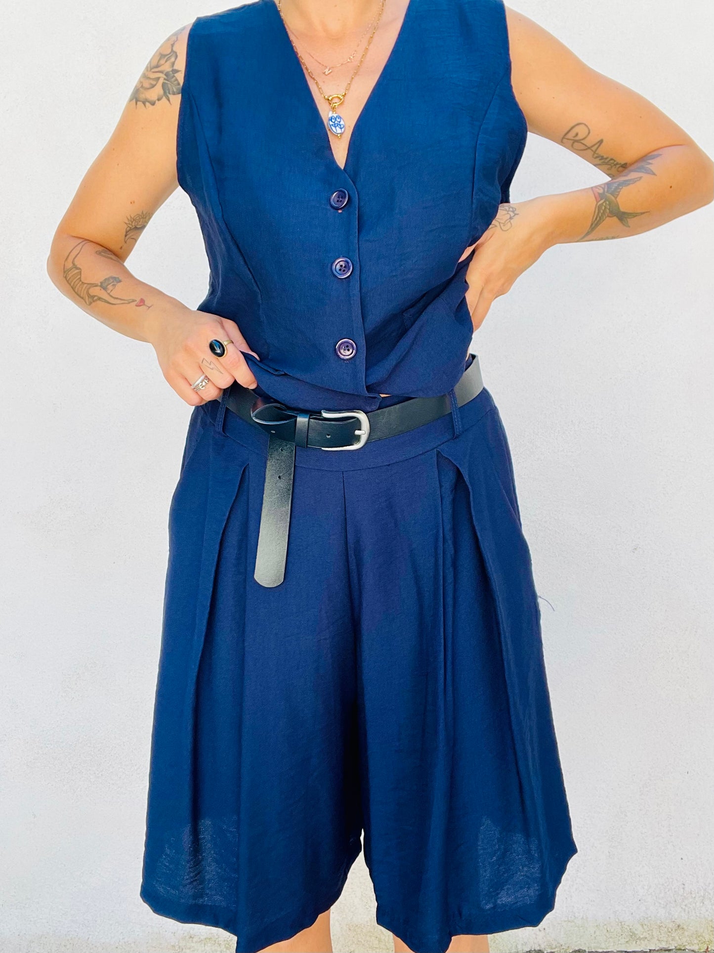 Coordinato Iris Gilet Blu Navi