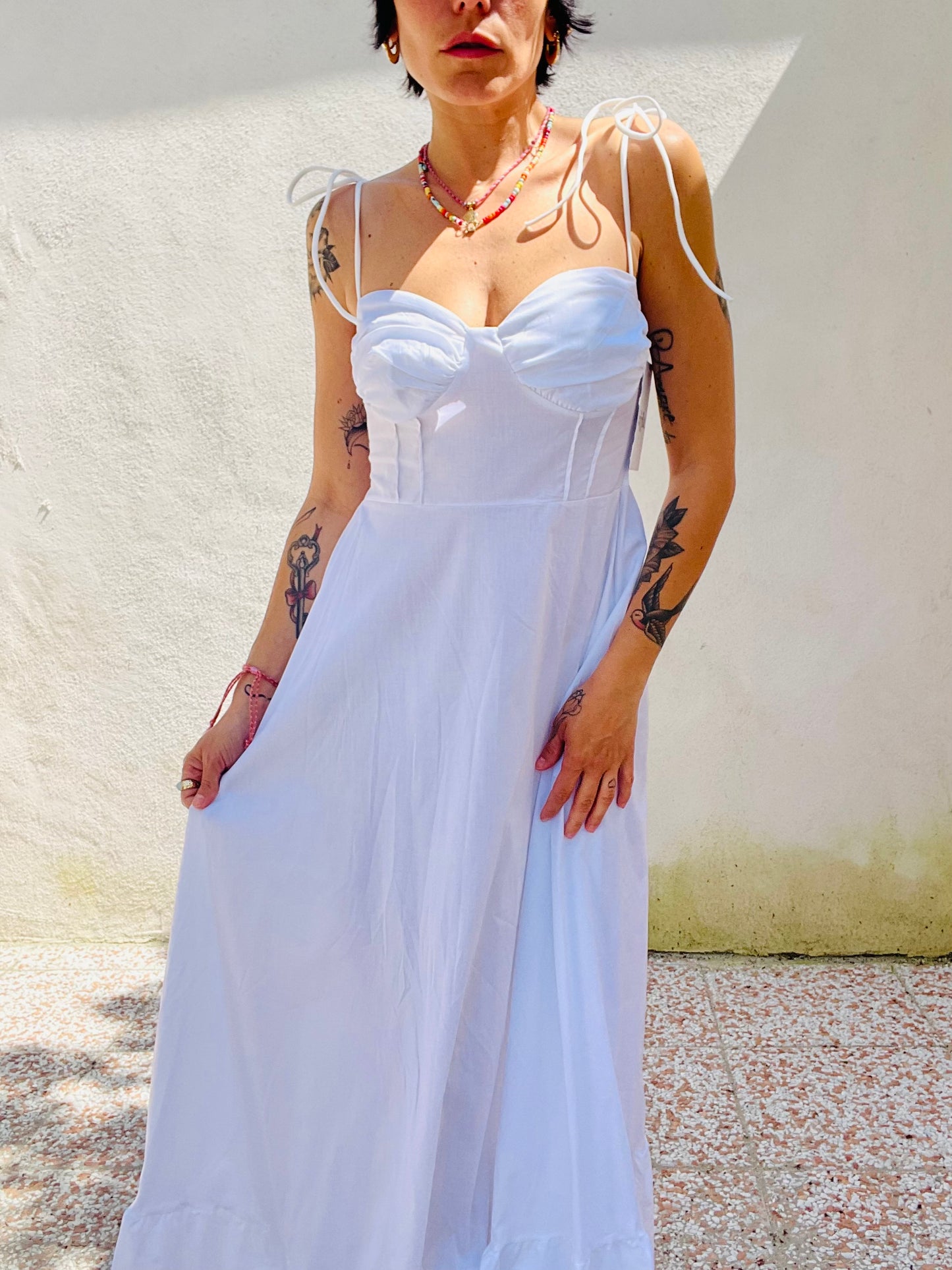 Abito Romantico bianco