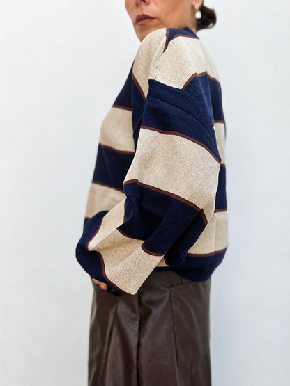 Polo Over Stripe