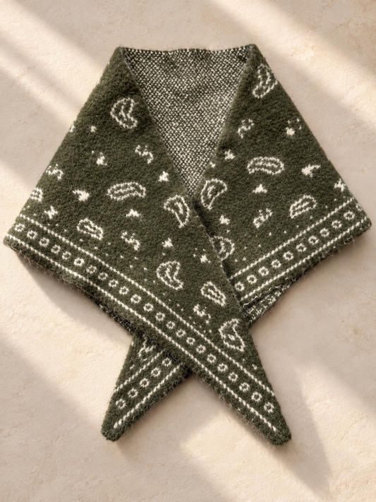Sciarpa misto lana Bandana Verdone