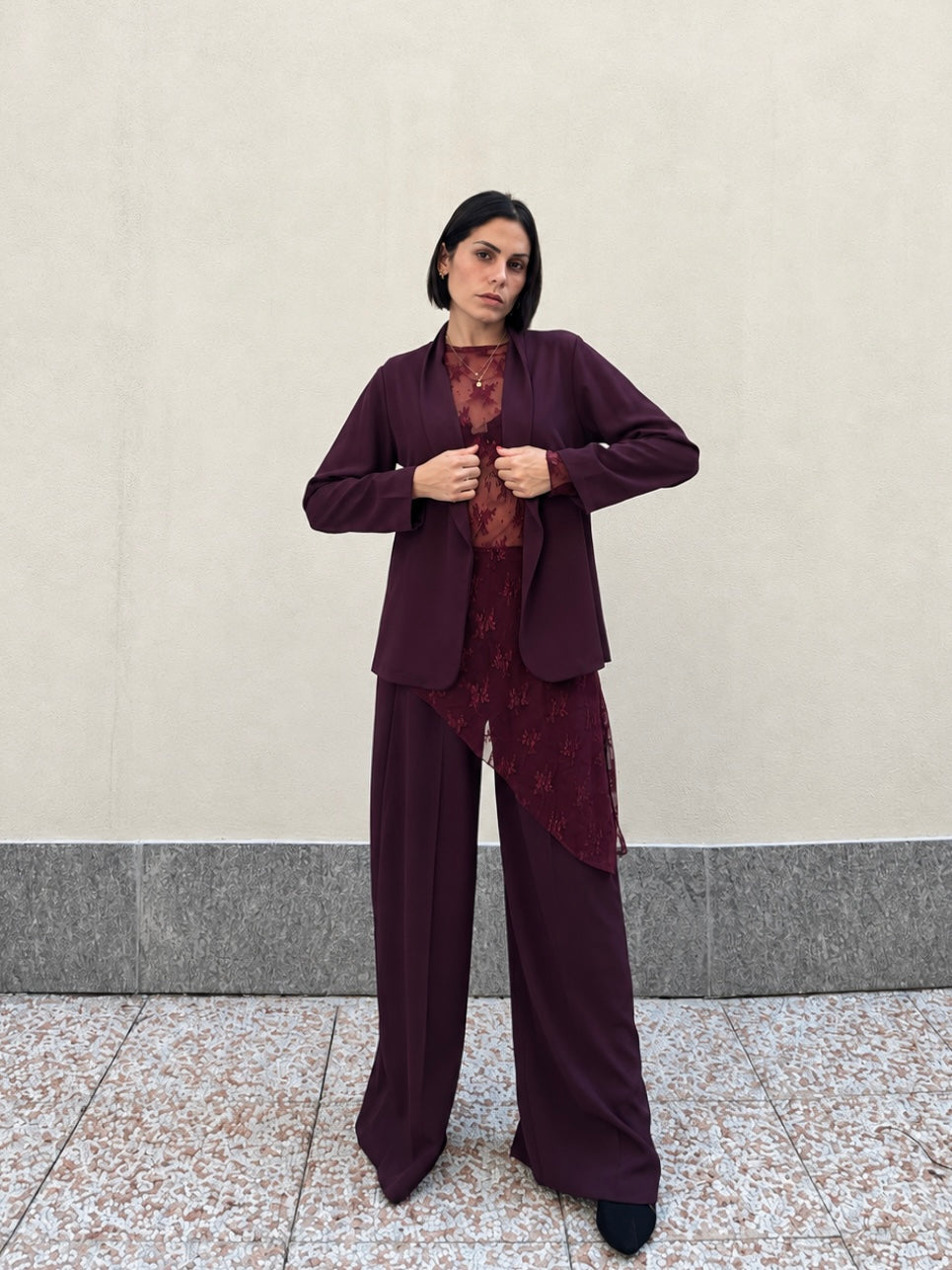 Tailleur Ginevra Bordeaux