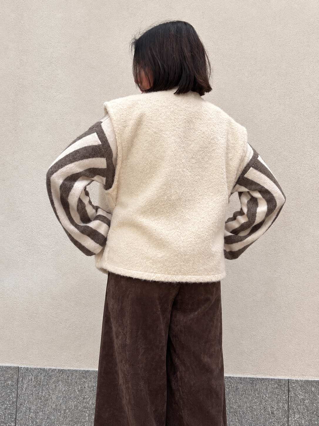 Gilet Nuvola Panna