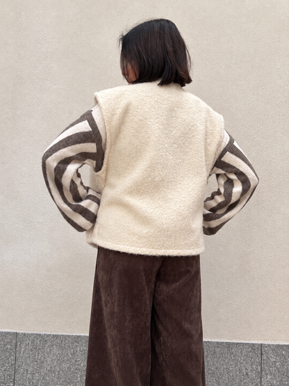 Gilet Nuvola Panna