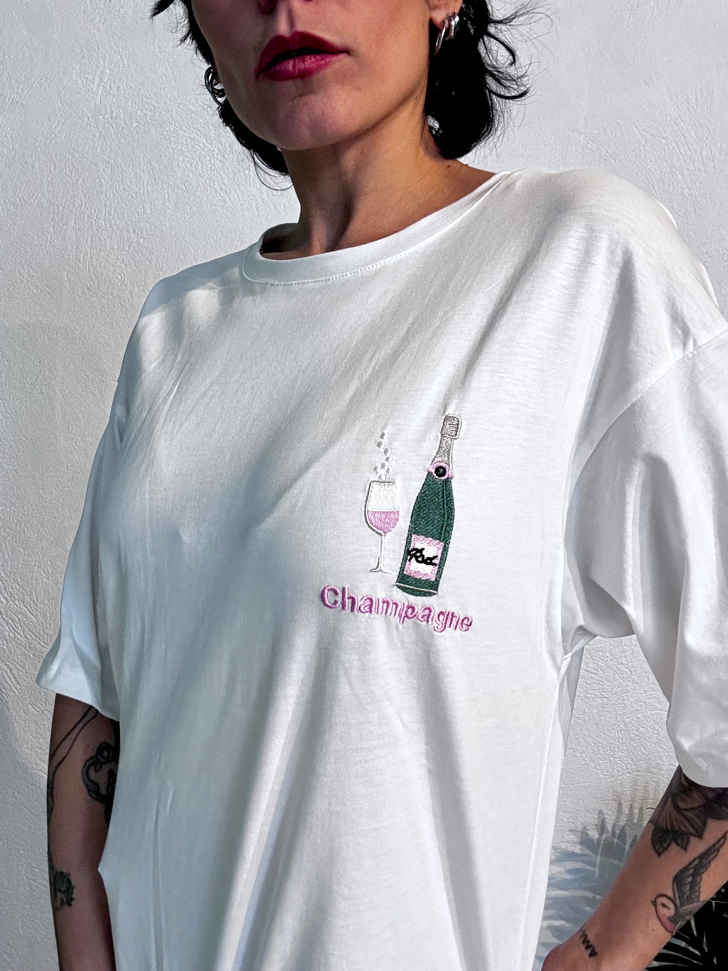 T-shirt 100% cotone “Champagne”