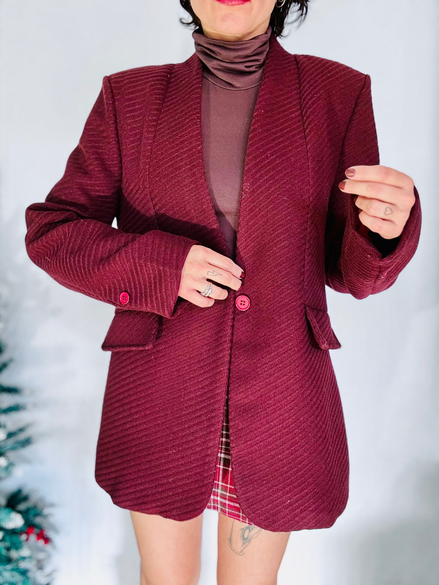 Blazer Vintage Bordeaux