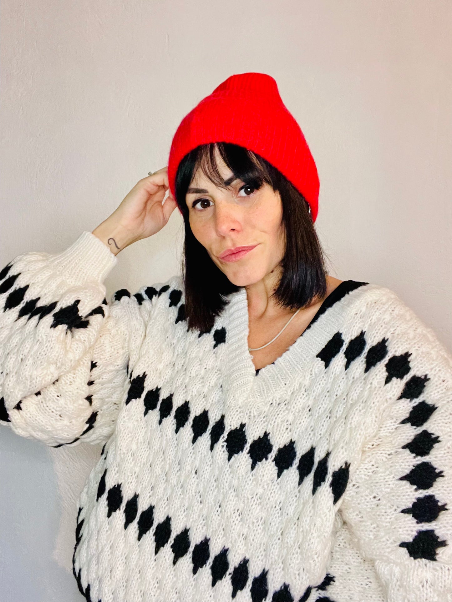 Cappello Wool Rosso