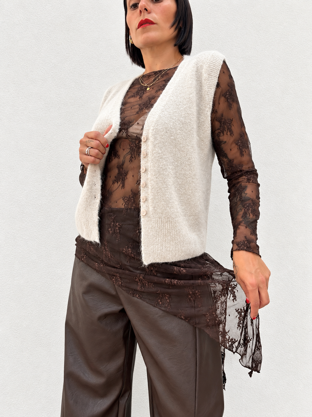 Gilet Cozy Crema