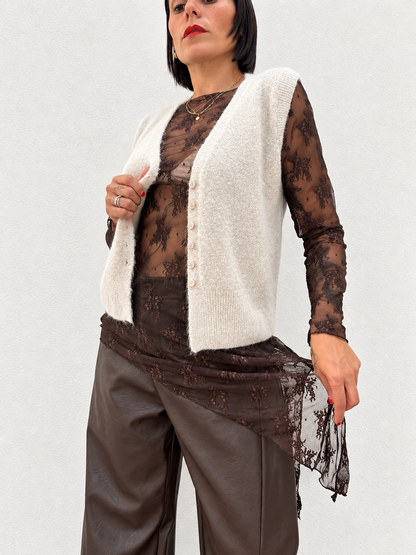 Gilet Cozy Crema