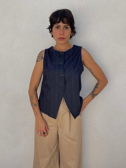 Gilet New York Blu scuro
