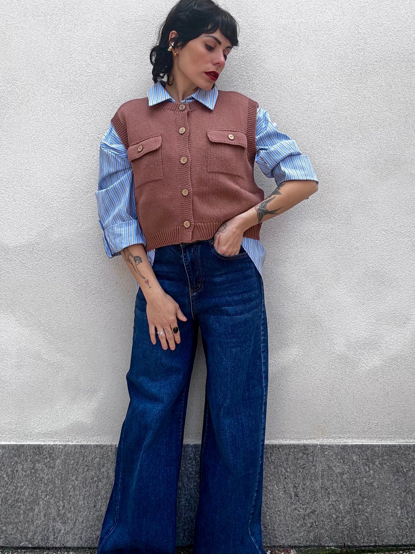 Gilet in maglia