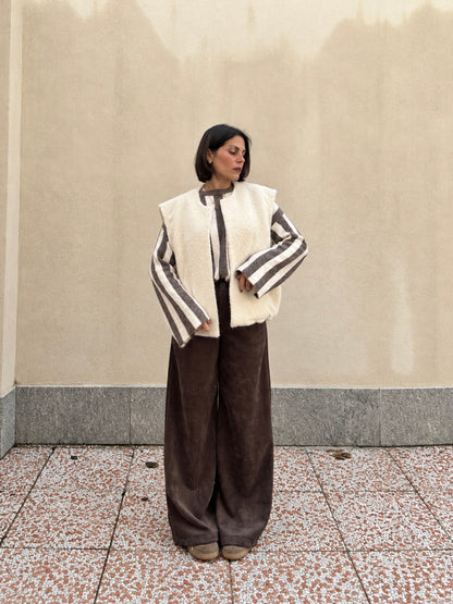Gilet Nuvola Panna