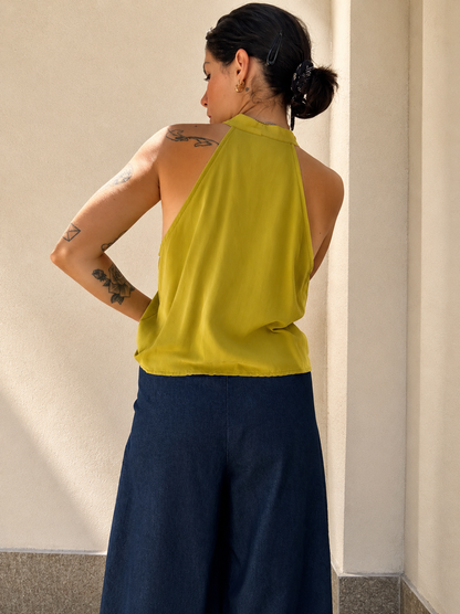 Top Halter Lime