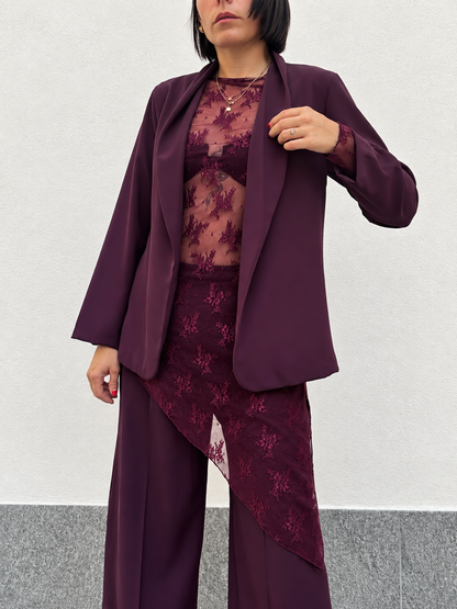 Tailleur Ginevra Bordeaux