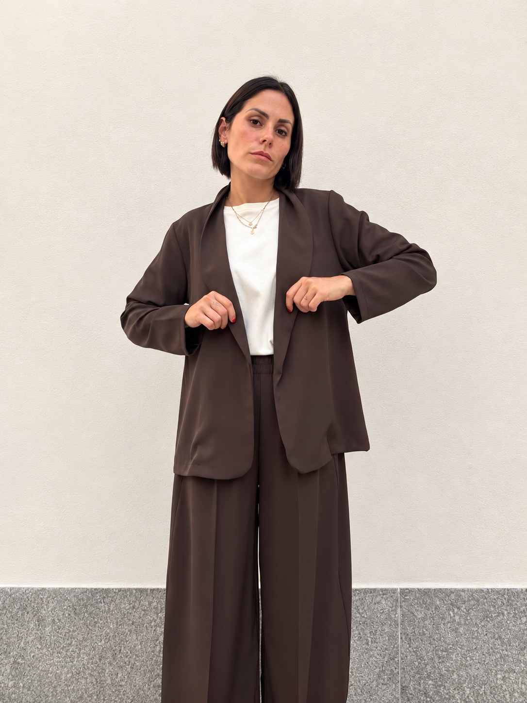 Tailleur Ginevra Marrone