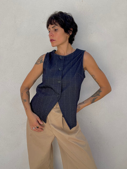 Gilet New York Blu scuro