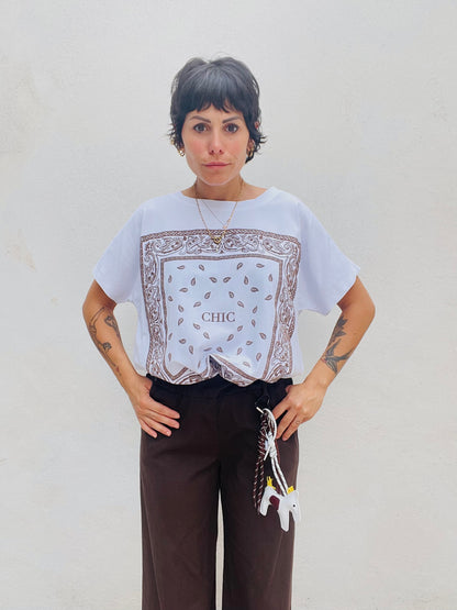 T-shirt Bandana Marrone