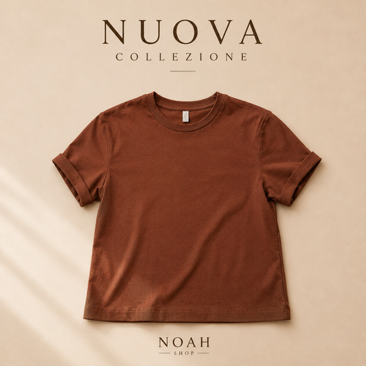 T-shirt Terracotta cotone