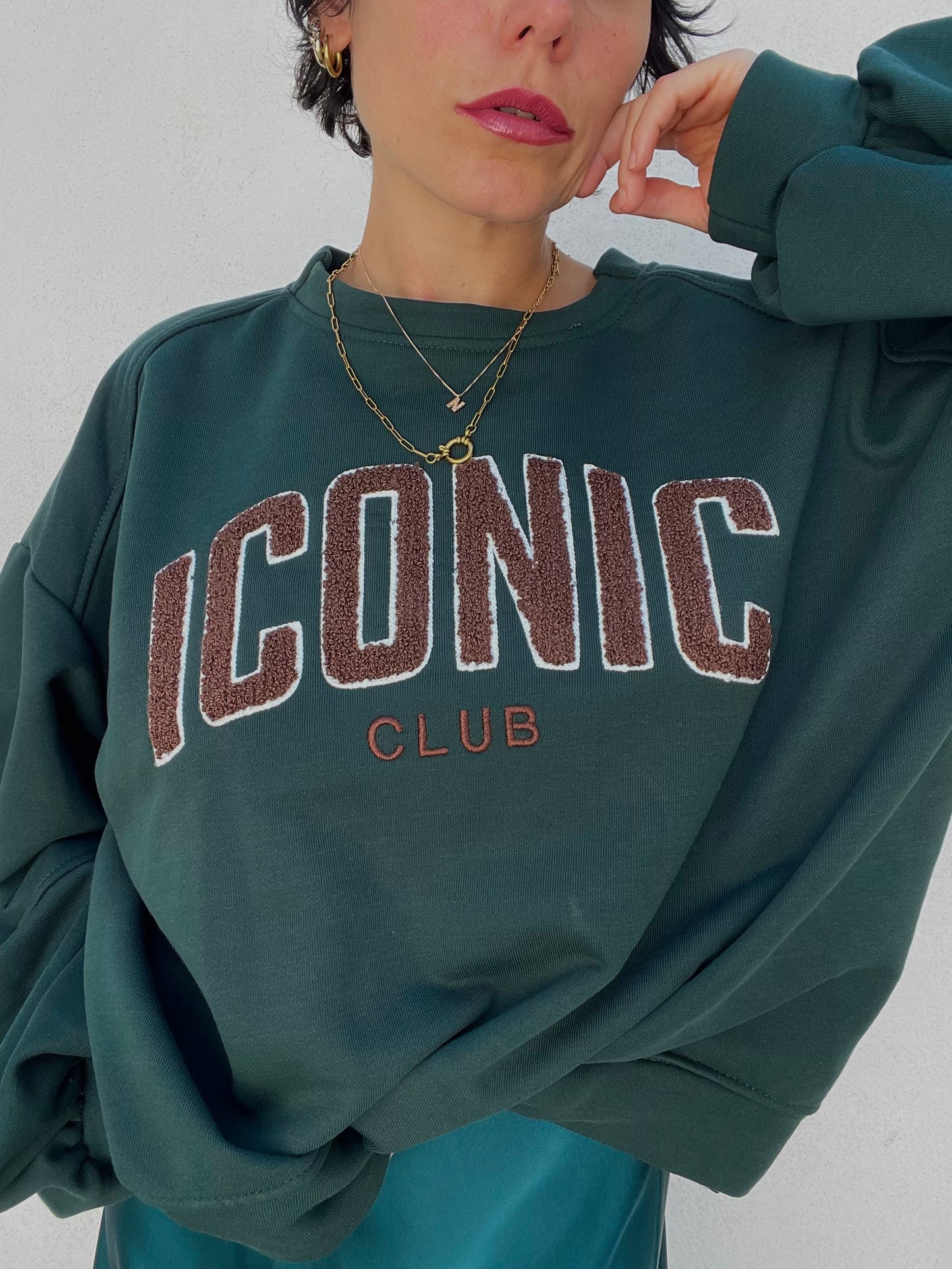 Felpa Iconic Verde