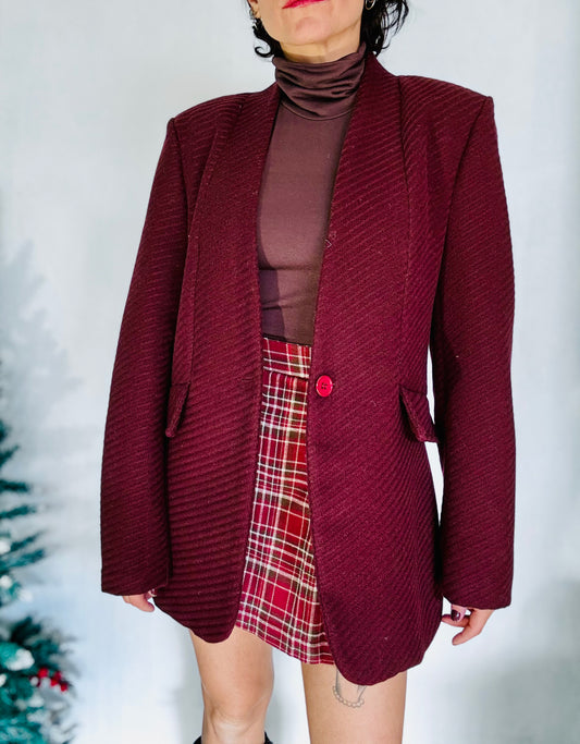 Blazer Vintage Bordeaux