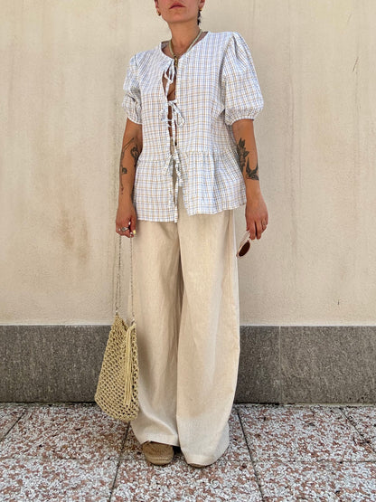Camicia Romantica Sky