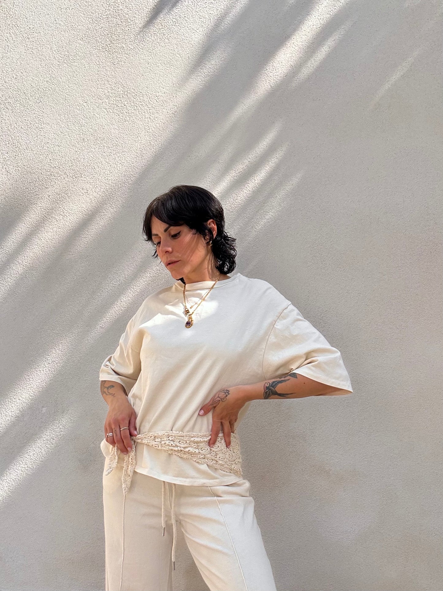 Coordinato Bandana crema