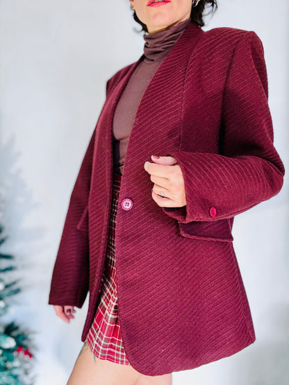Blazer Vintage Bordeaux