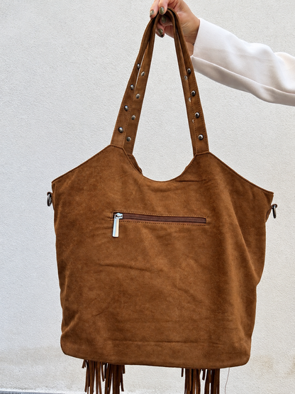 Shopping Boho scamosciata