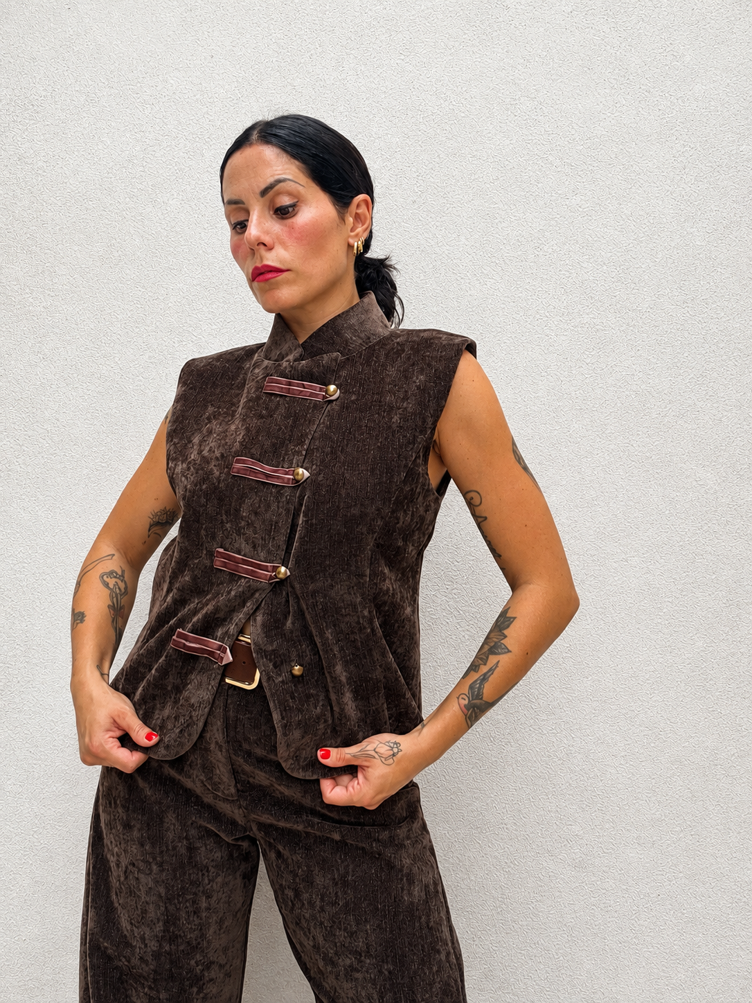 Pantalone Moka velluto