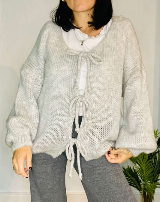 Cardigan Flake Grigio