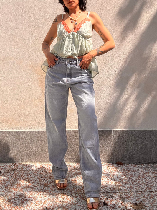 Jeans ballon denim chiaro