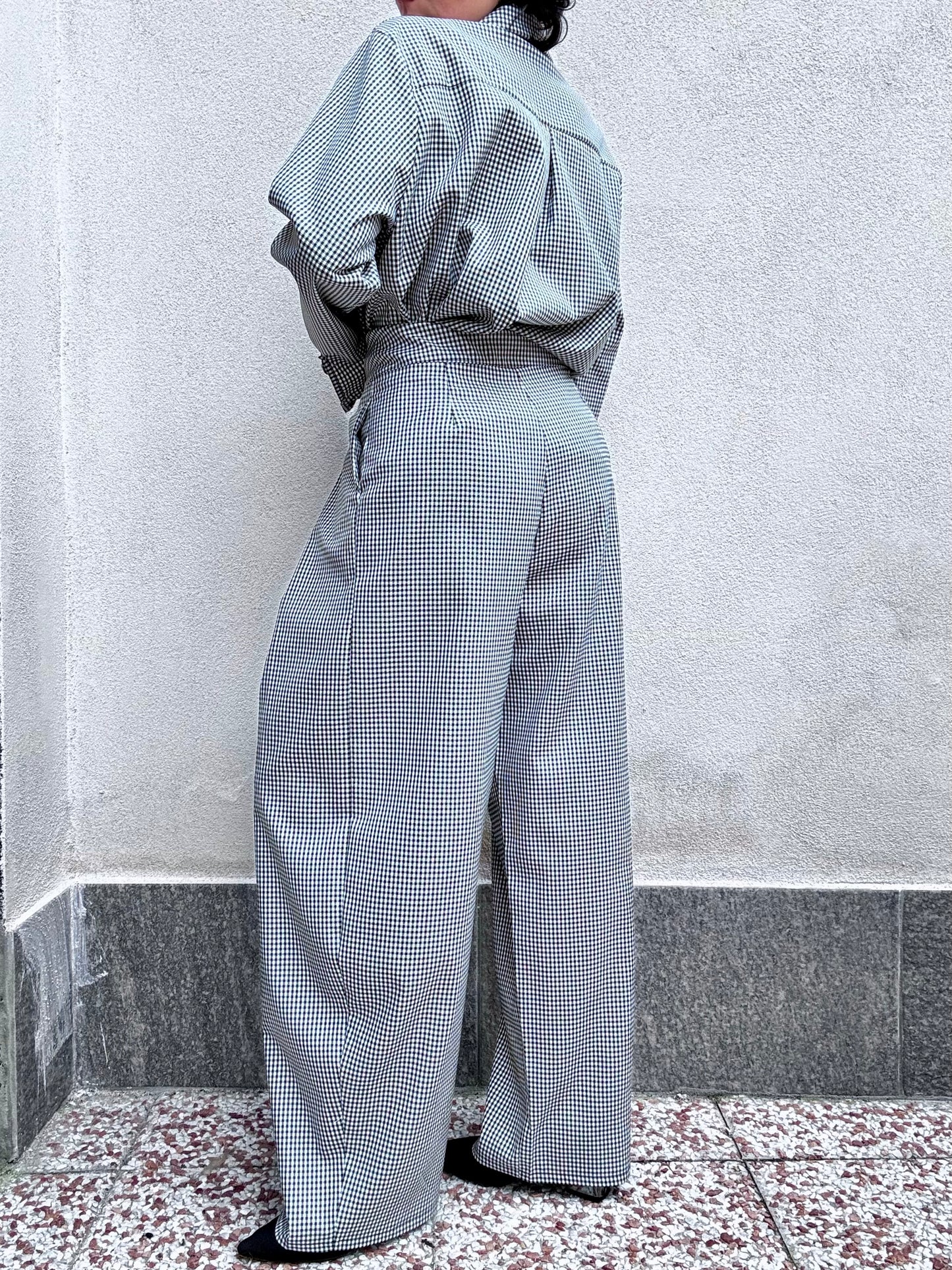 Pantalone Vichy a palloncino