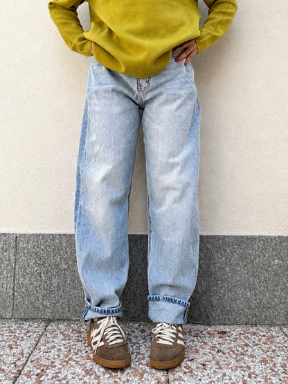 Jeans Denim Wide Leg