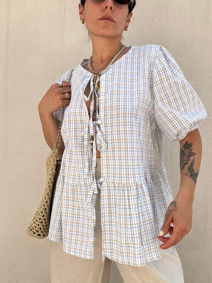 Camicia Romantica Sky