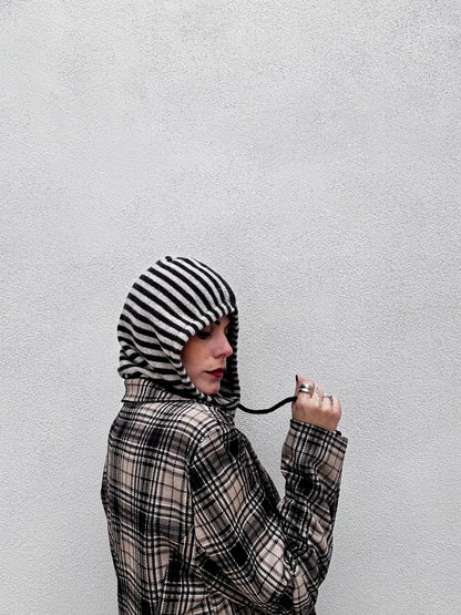 Balaclava Cashmere a righe