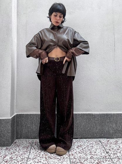 Pantalone palazzo glitter ✨