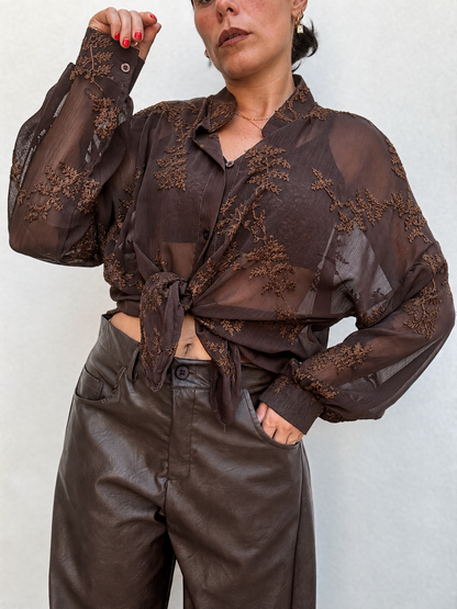 Camicia Juliette con ricami