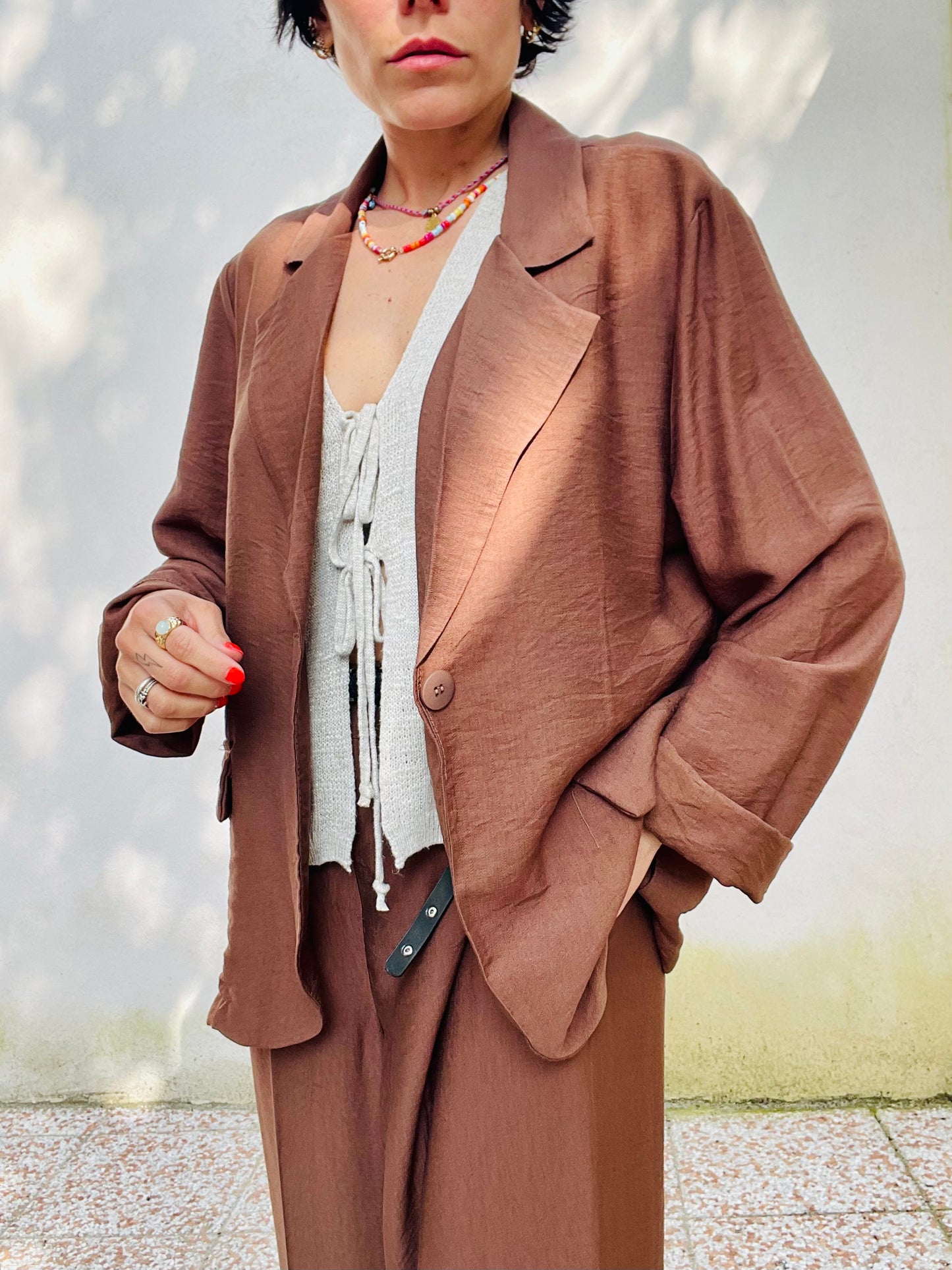 Tailleur Nadine Marrone