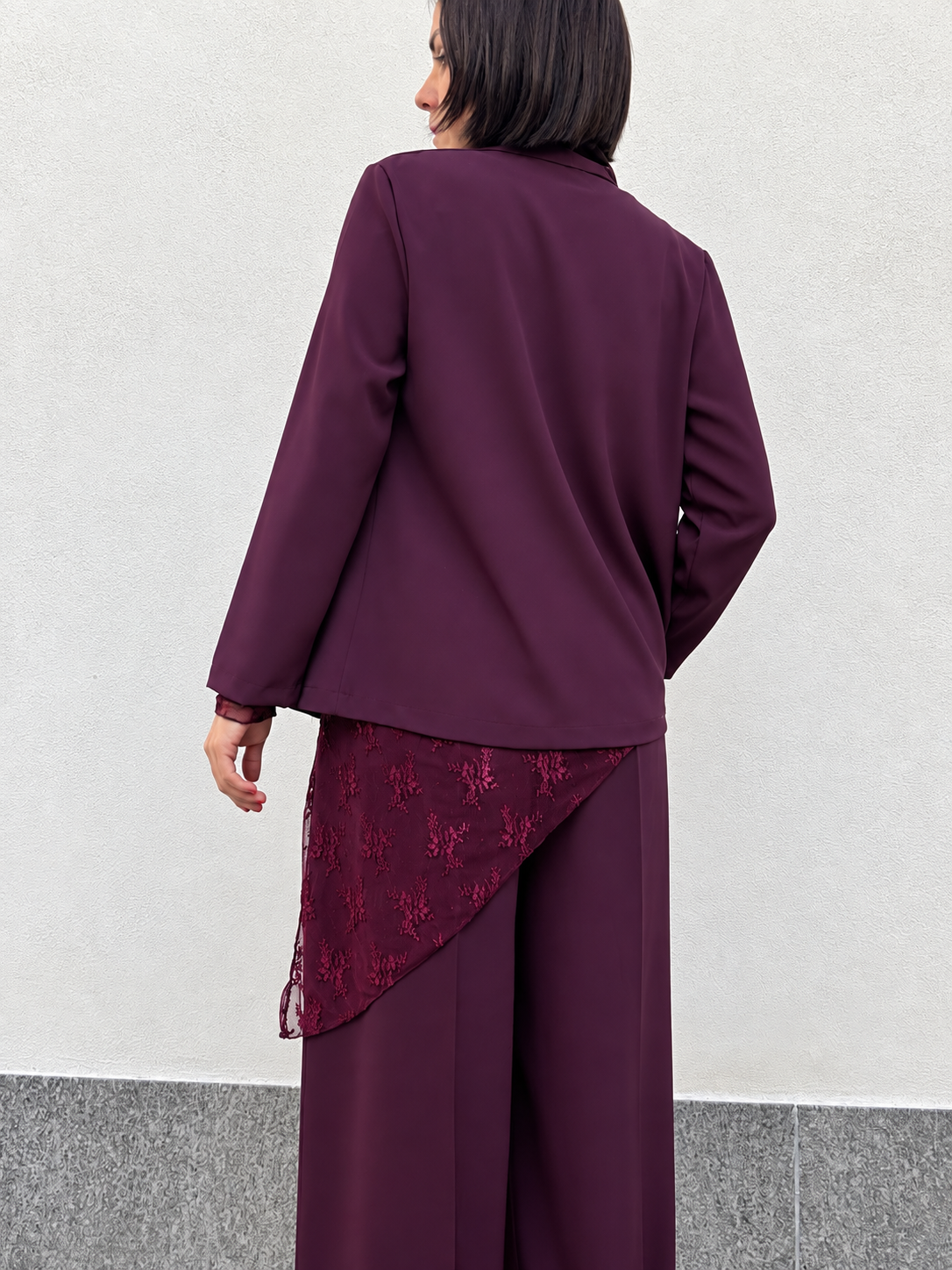 Tailleur Ginevra Bordeaux