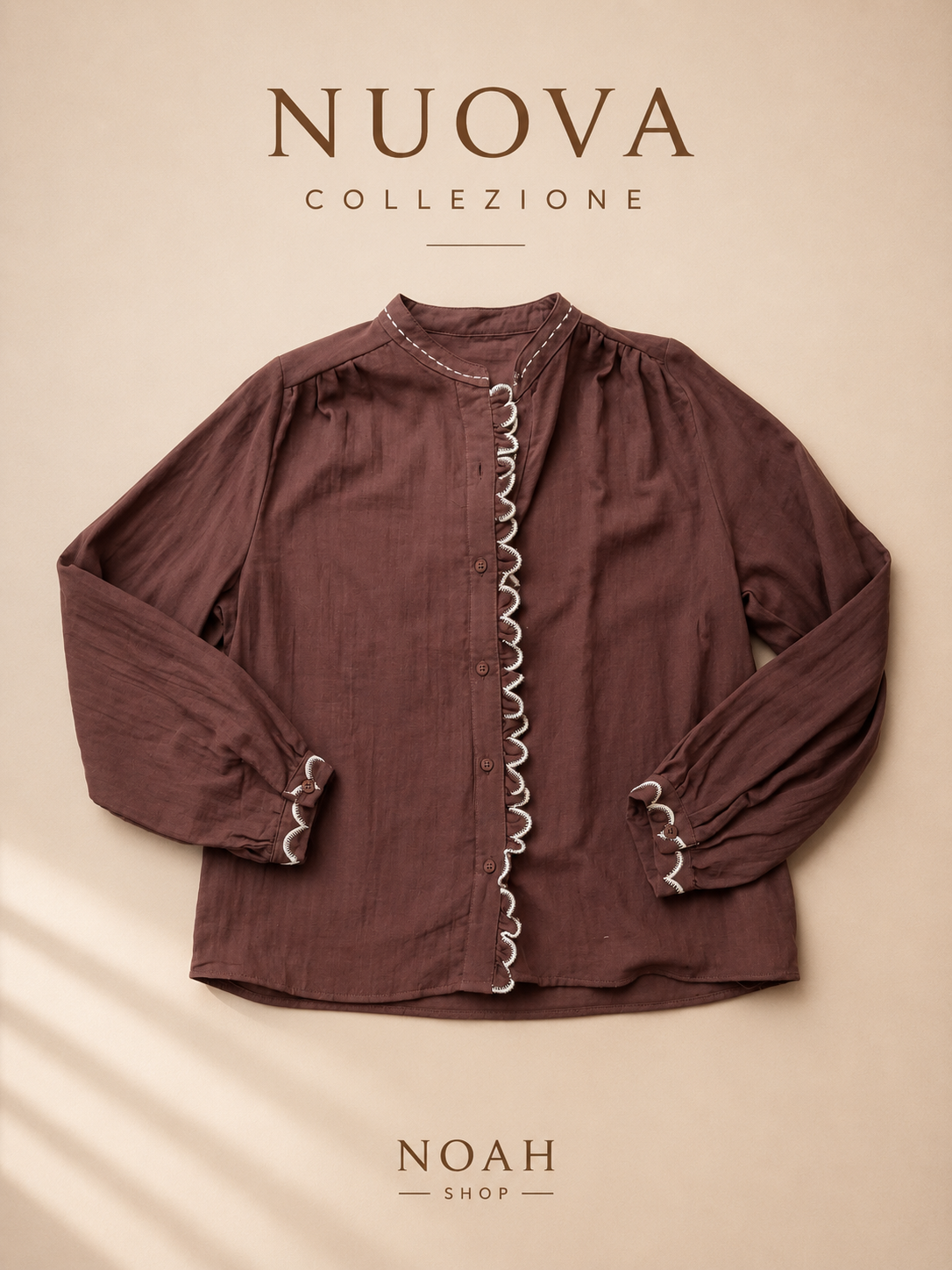 Camicia bordo nuvola
