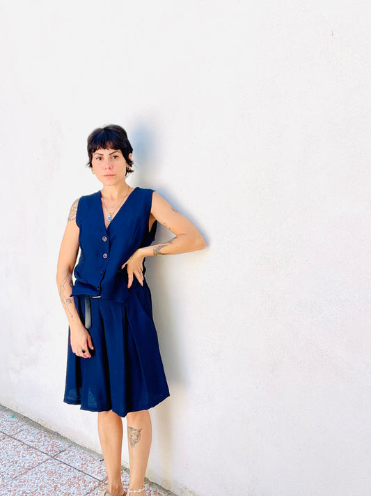 Coordinato Iris Gilet Blu Navi