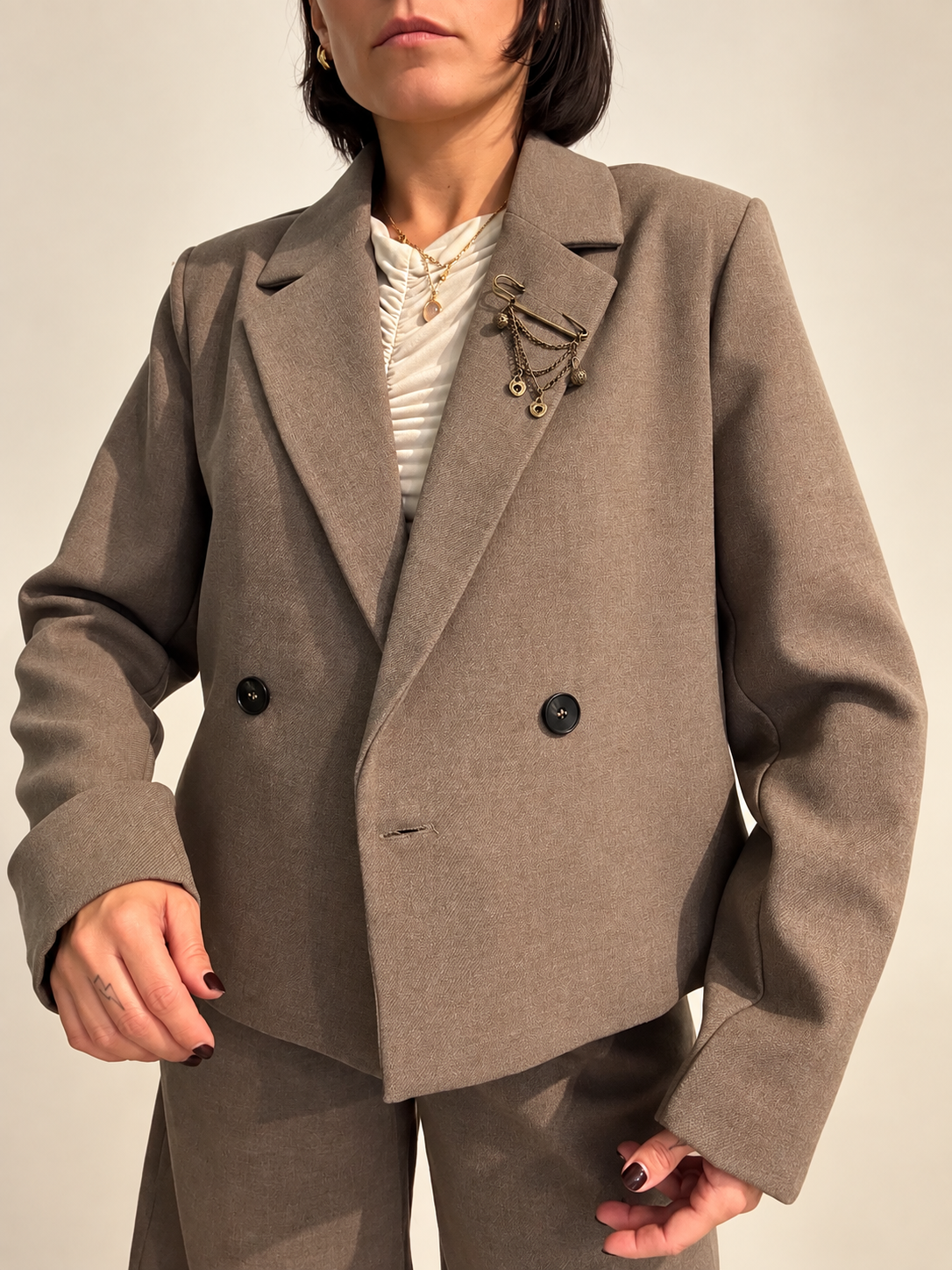Blazer Crop Glamour