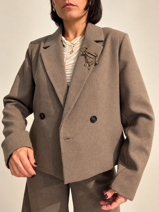 Blazer Crop Glamour