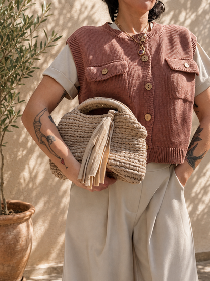 Noah Pochette Medium Beige